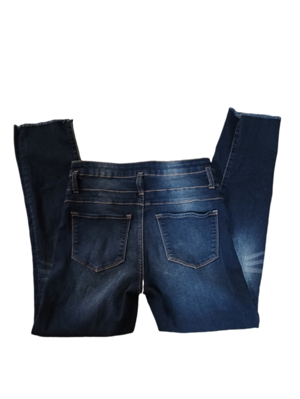 NOBO Indigo High-Rise Skinny Jeans with Triple Buttons - Picture 2 of 4